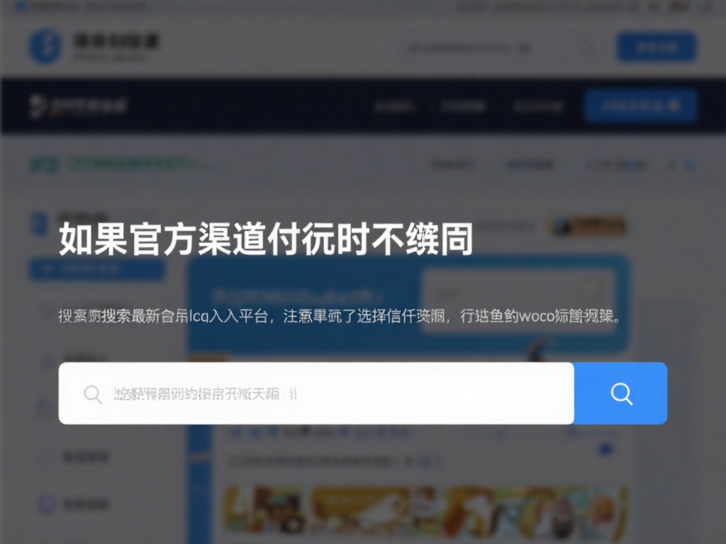 使用备用链接：如果官方渠道暂时不可用，可以通过搜索