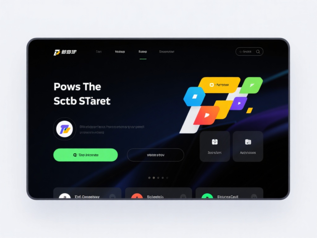 值得一提的是，首页的配色和图标设计也颇具匠心。深色