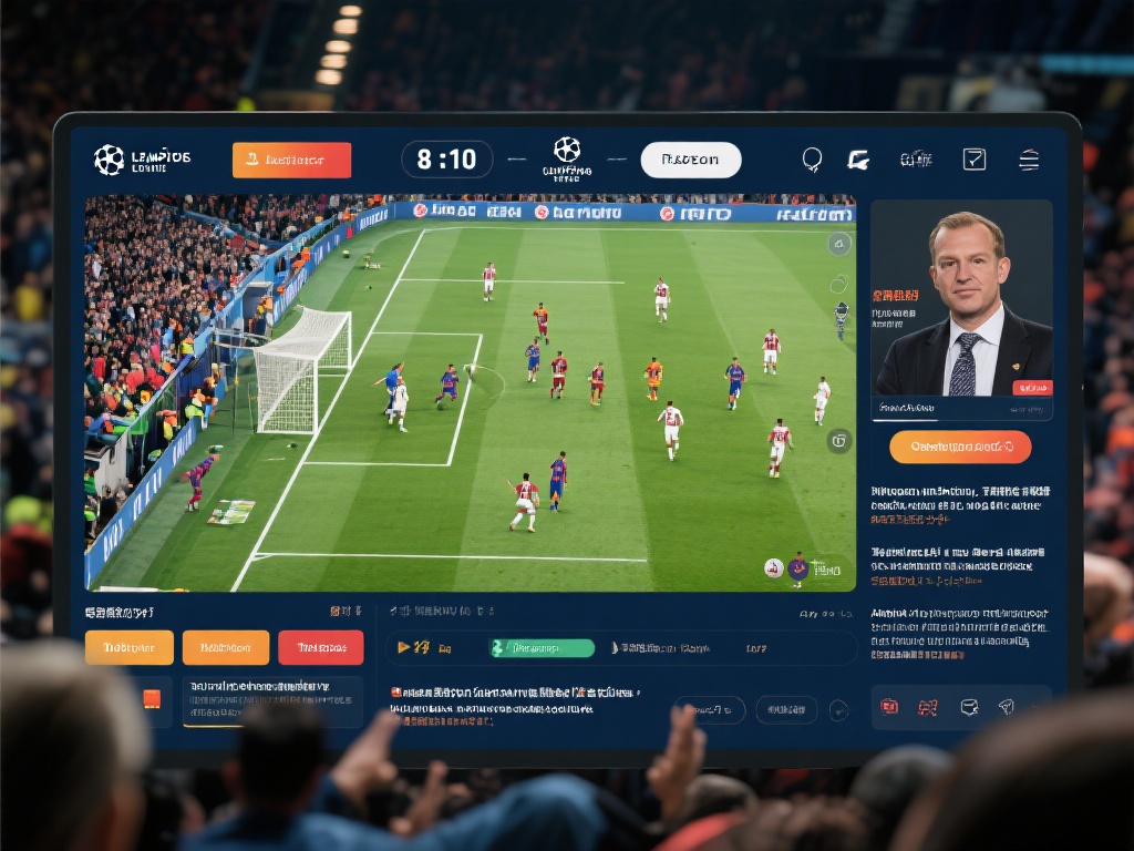 例如，在最近的一次欧冠比赛中，平台不仅实时更新了比